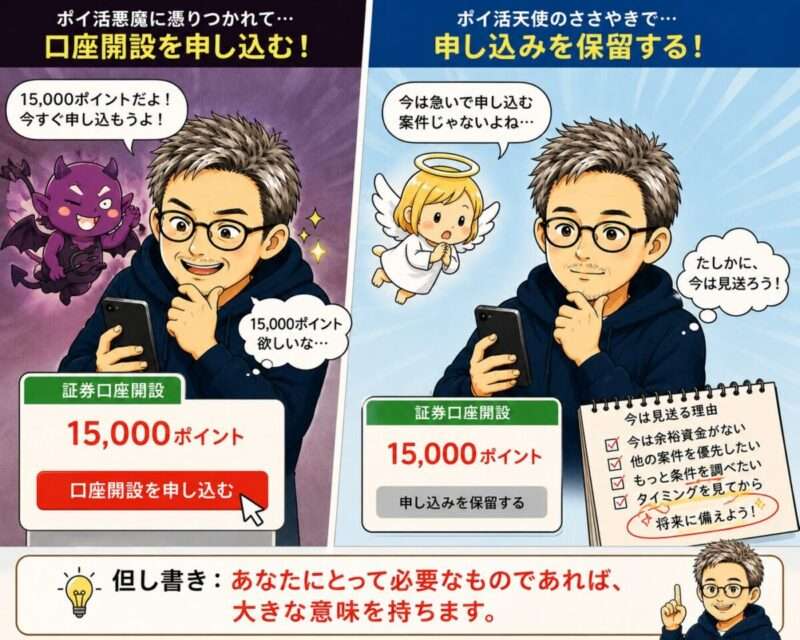 ポイ活の選択肢とアドバイス