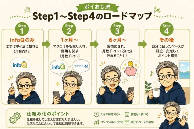 infoQ×マクロミルのロードマップ